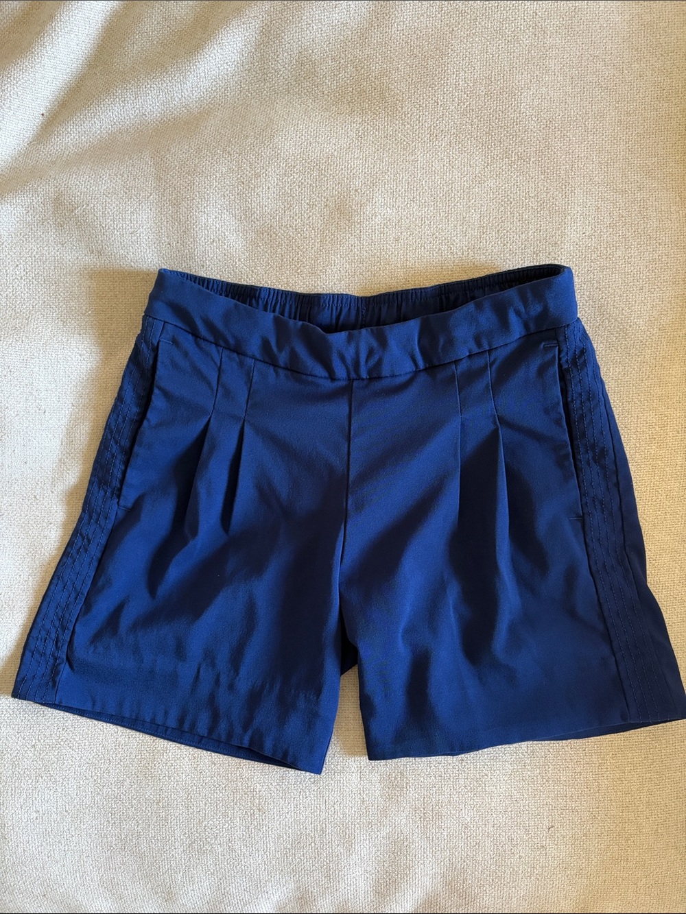 Nike Women’s Dri-FIT Pleated Shorts Navy Blue AJ5685-492 (Korea)